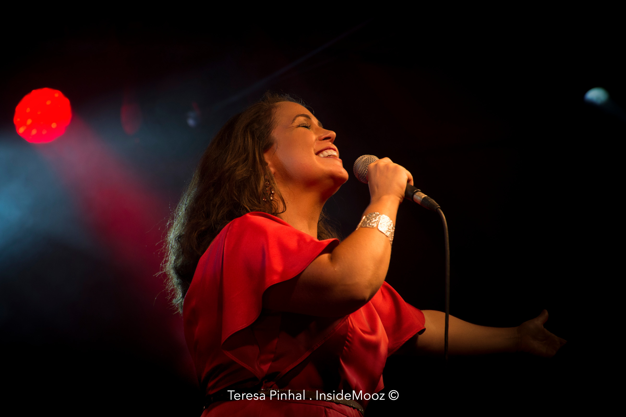 Joana Amendoeira em palco